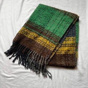 Ultra Soft Large Scarf - New Without Tags - Cool Fall Tones